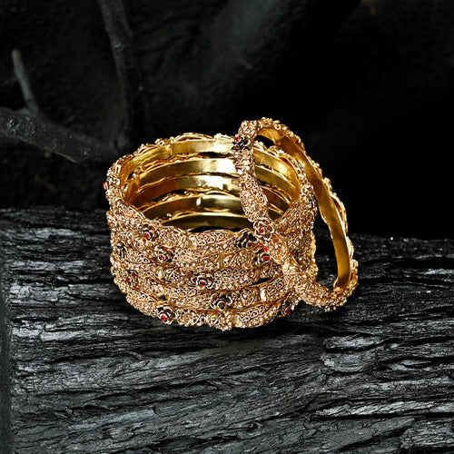 Enchanted Garden Zircon Bangles - BN-30