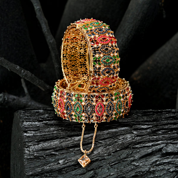 Multi-Gemstone Bangles - BN-35