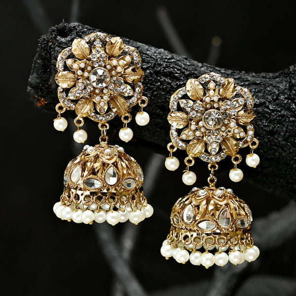 Vintage Kundan Jhumki - (JK-22)