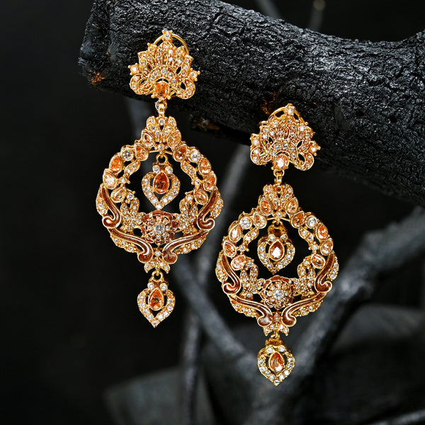 Crystal Crown Earrings - ER-48