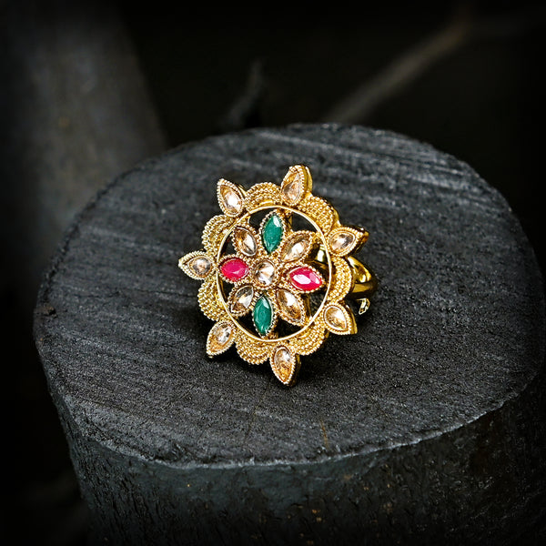 Kundan Round Ring (R-06)