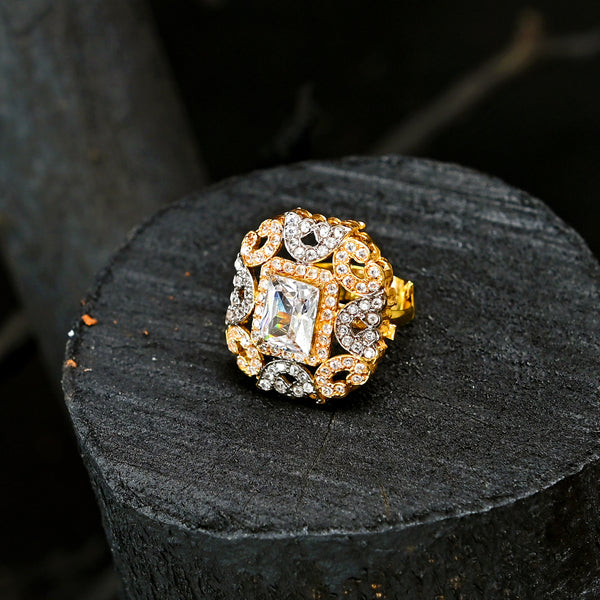 Zircon Big Stone Ring (R-23)