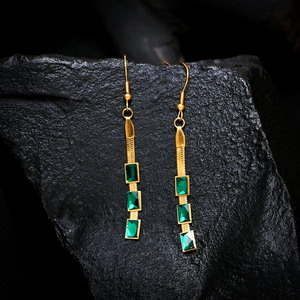 Emerald Stone Earrings (CR-16)