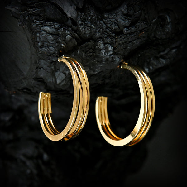 Amber Arcs Earrings (CR-19) 1